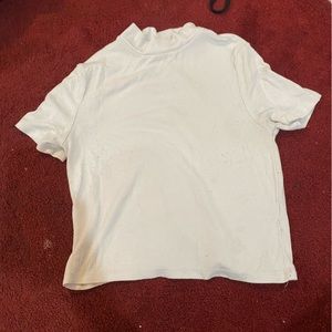 White Top with Turtle Neck